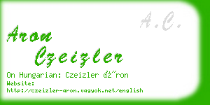 aron czeizler business card